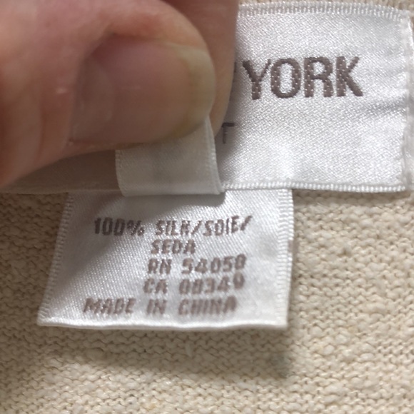 Jones New York Sport Silk Vest Sz L - Picture 3 of 6